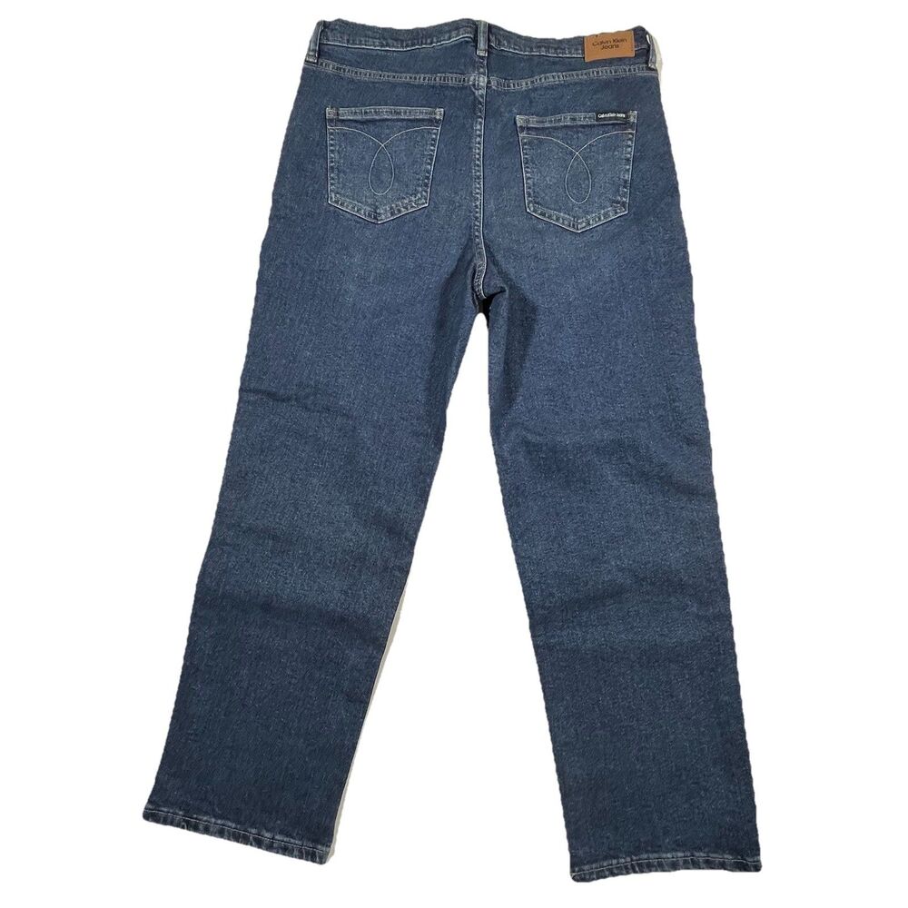Calvin Klein Jeans 33x27 Women’s Straight Leg Blue Denim Jeans